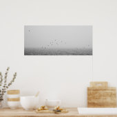 Poster Oiseaux dans le brouillard (Cuisine)