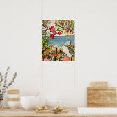 Poster Oiseaux dans le jardin (Cuisine)