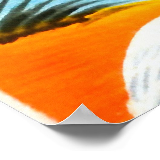 Poster Oiseaux d'art Rickshaw (Coin)