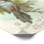 Poster Oiseaux de Noël vintage (Coin)