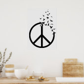 Poster Oiseaux de paix (Cuisine)