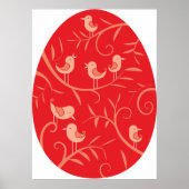 Poster Oiseaux de Pâques (Devant)
