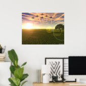 Poster Oiseaux De Prey (Bureau à domicile)