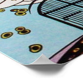 POSTER OISEAUX DE PRINTEMPS / CONCEPTEUR DE COSTUME MODE (Coin)