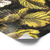 Poster Oiseaux de printemps Robin Oiseaux rouges (Coin)