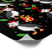 Poster Oiseaux de Puffin Xmas Éclairage Arbre de Puffin N (Coin)