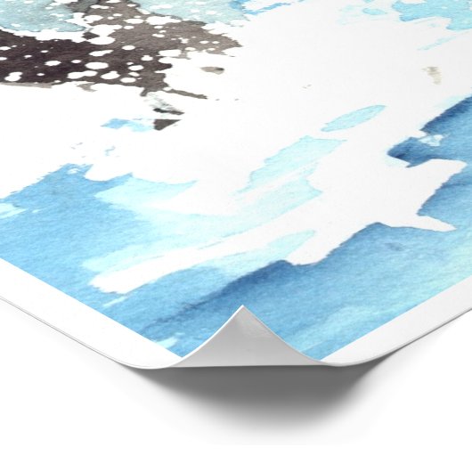 Poster Oiseaux d'eau (Coin)