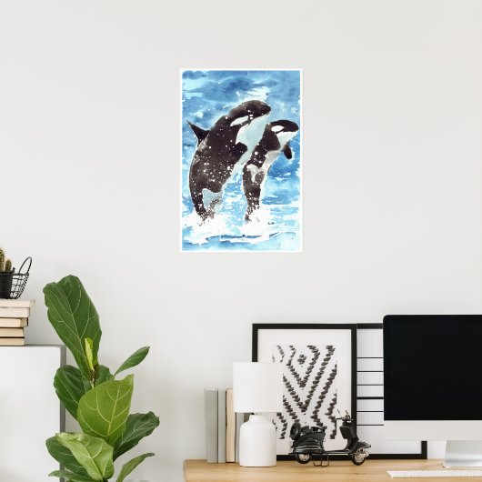 Poster Oiseaux d'eau (Bureau à domicile)