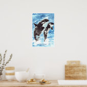 Poster Oiseaux d'eau (Cuisine)