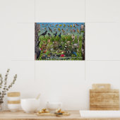 Poster Oiseaux des zones humides d'eau douce (Cuisine)
