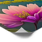 Poster Oiseaux d'Imaginaire Jay bleu (Coin)