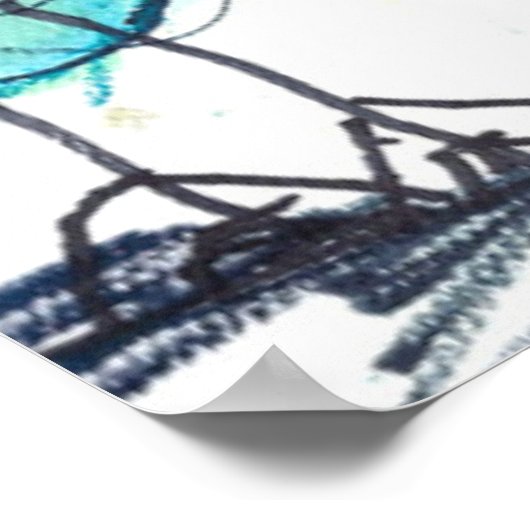 Poster Oiseaux d'Oliver (Coin)