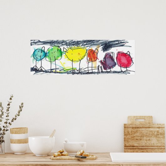 Poster Oiseaux d'Oliver (Cuisine)