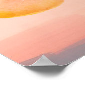 Poster Oiseaux du coucher de soleil (Coin)