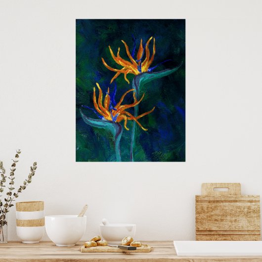 Poster Oiseaux du paradis (Cuisine)