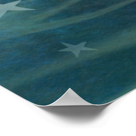 Poster Oiseaux d'une fille mignonne en plumes en Masque e (Coin)