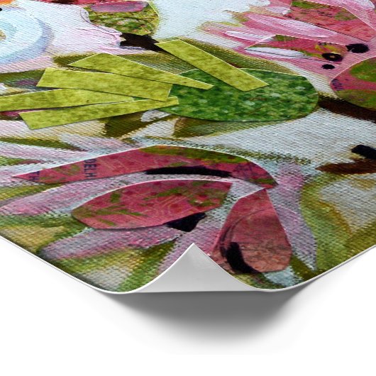 Poster Oiseaux en papier II (Coin)