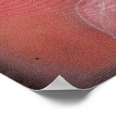 Poster Oiseaux en rose (Coin)