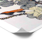 Poster Oiseaux et fleurs, Imao Keinen (Coin)