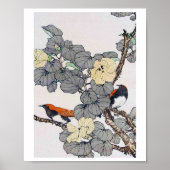 Poster Oiseaux et fleurs, Imao Keinen (Devant)