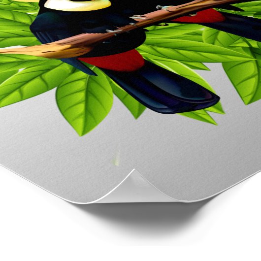 Poster Oiseaux exotiques (Coin)