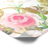 Poster Oiseaux floraux *Poster d'Affiches de bienvenue SE (Coin)