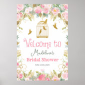 Poster Oiseaux floraux *Poster d'Affiches de bienvenue SE (Devant)