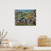 Poster Oiseaux jardins du New Jersey (Cuisine)