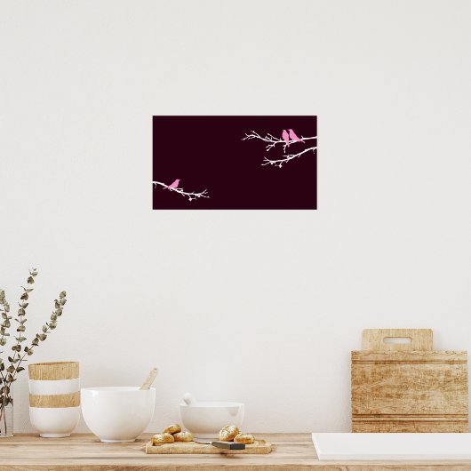 Poster oiseaux moisis (Cuisine)