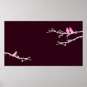 Poster oiseaux moisis (Devant)