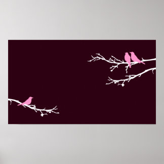 Poster oiseaux moisis