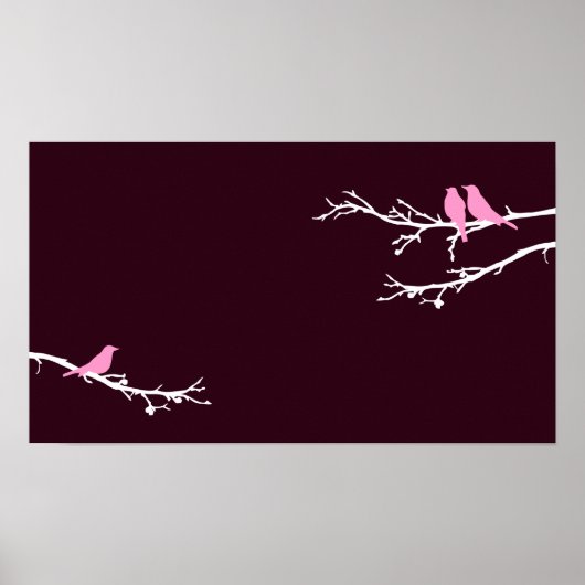 Poster oiseaux moisis (Devant)