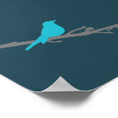 Poster oiseaux moisis (Coin)