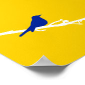 Poster oiseaux moisis (Coin)