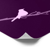 Poster oiseaux moisis (Coin)