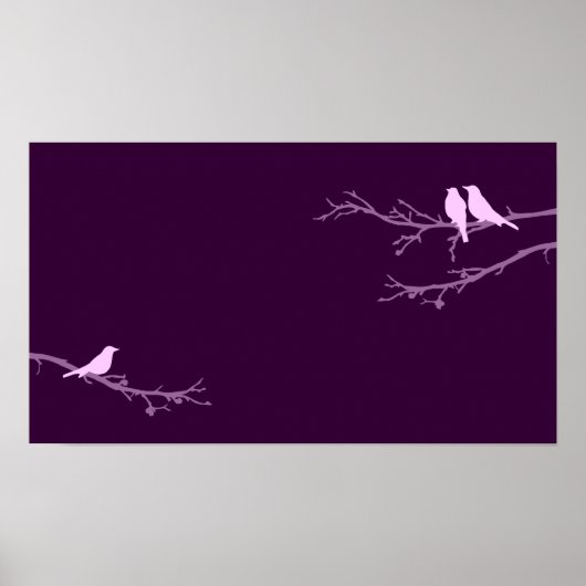 Poster oiseaux moisis (Devant)