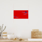 Poster oiseaux moisis (Cuisine)