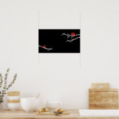 Poster oiseaux moisis (Cuisine)