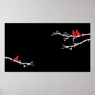 Poster oiseaux moisis