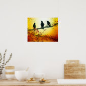 Poster Oiseaux sauvages (Cuisine)