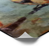 Poster Oiseaux sur la peinture à fil Imprimer (Coin)