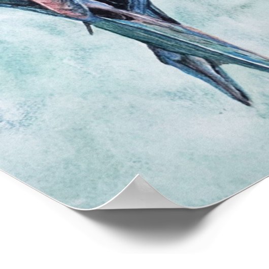 Poster Oiseaux tropicaux exceptionnels (Coin)