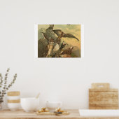 Poster Oiseaux vintages de proie Imprimer l'affiche (Cuisine)