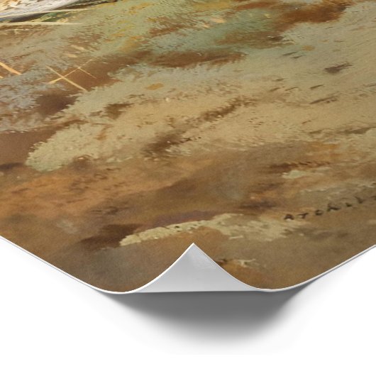 Poster Oiseaux vintages illustrés, Oiseaux (Coin)