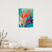 Poster Oiseaux vivants du paradis (Cuisine)