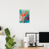 Poster Oiseaux vivants du paradis (Bureau à domicile)