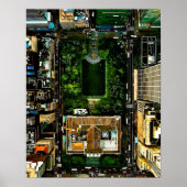 Poster Oiseaux Vue oeil Bryant Park Manhattan NYC (Devant)