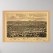 Poster Oiseaux Vue oeil Père Noël Rosa (Devant)