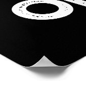 Poster Oister Funny Animal Oyster Pun Dark BG (Coin)