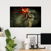 Poster Ojibwe Asabikeshiinh (Bureau à domicile)